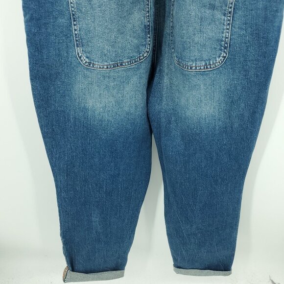 GAP Maternity Overalls Straight Leg XL Medium Indigo Blue - Picture 11 of 14